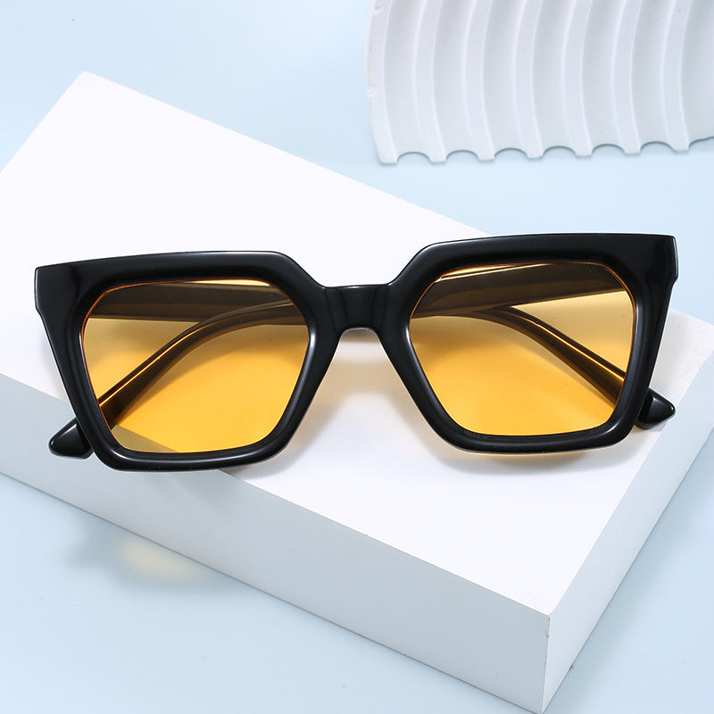 Women's modern designer sunglasses with transparent frame Kalsten