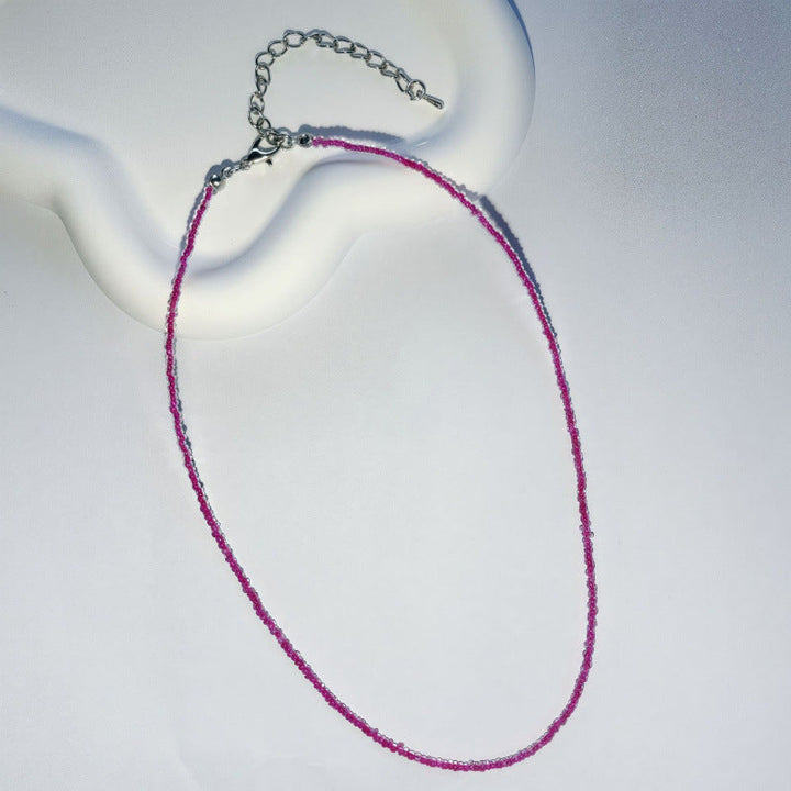 Handcrafted Beaded Choker Necklace Kalsten