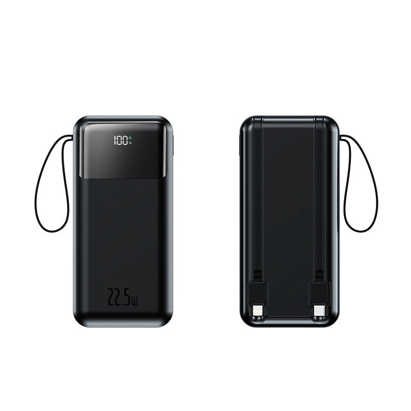 Portable power bank with additional wrist strap and smart LED display Kalsten