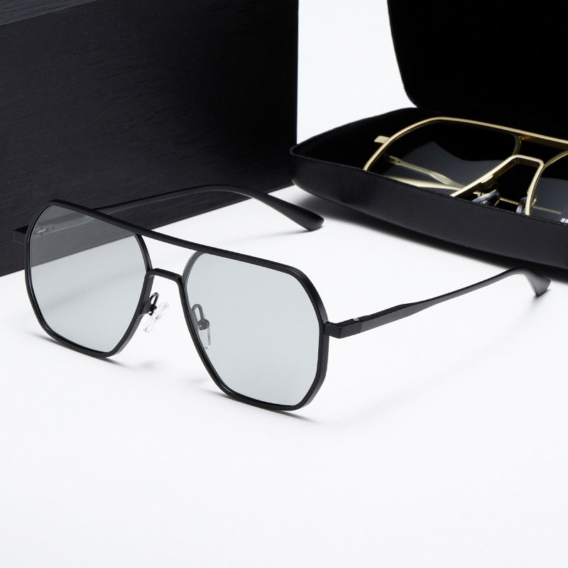 Women's innovative fashionable sunglasses with rectangular frame Kalsten
