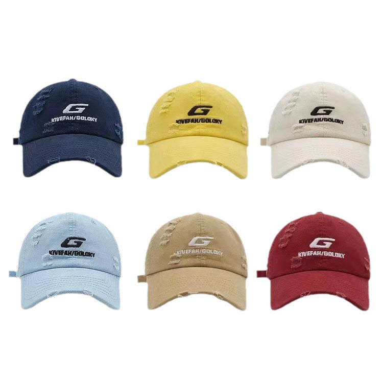 Men's Distressed Casual Baseball Cap Kalsten