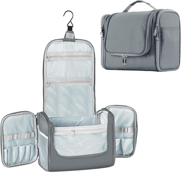 Cosmetic organizer with hooks and multiple compartments Kalsten