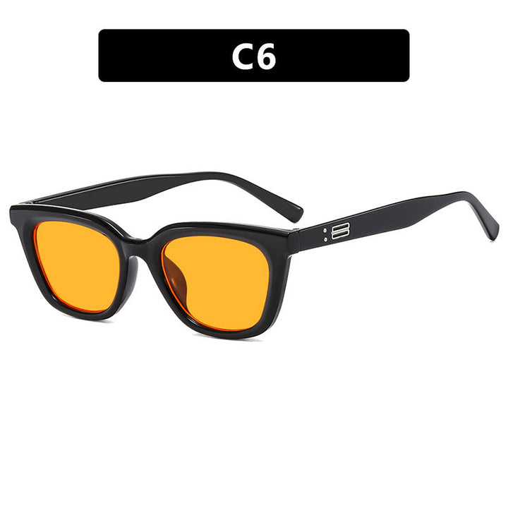 Ladies stylish sunglasses in modern design with wide frame Kalsten