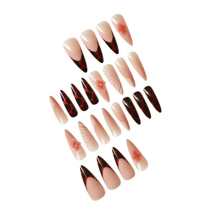 Premium Stiletto Press-On Nail Art Set Acalora