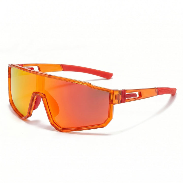 Women's sporty oversized shield sunglasses with UV400 protection, shatterproof polycarbonate lenses and non-slip temples Kalsten