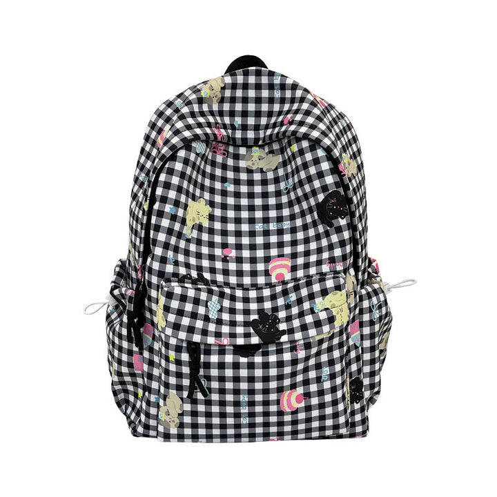 Playful Character Patterned Backpack Kalsten