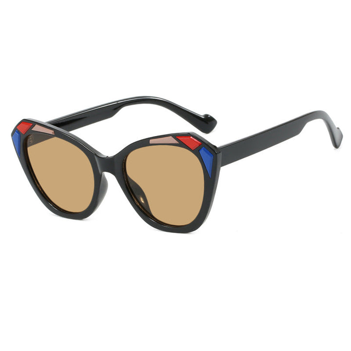 Ladies Cat Eye Sunglasses with Fashionable Details Kalsten