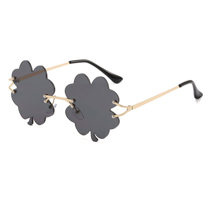 Women playful sunglasses with unique flower frame Kalsten