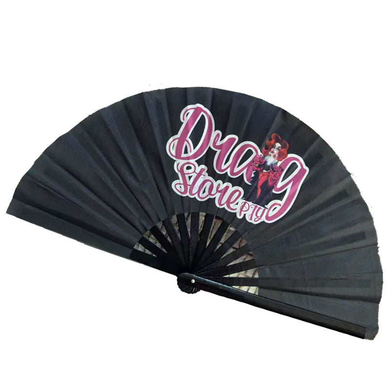 Women's fan with creative drag motif Kalsten