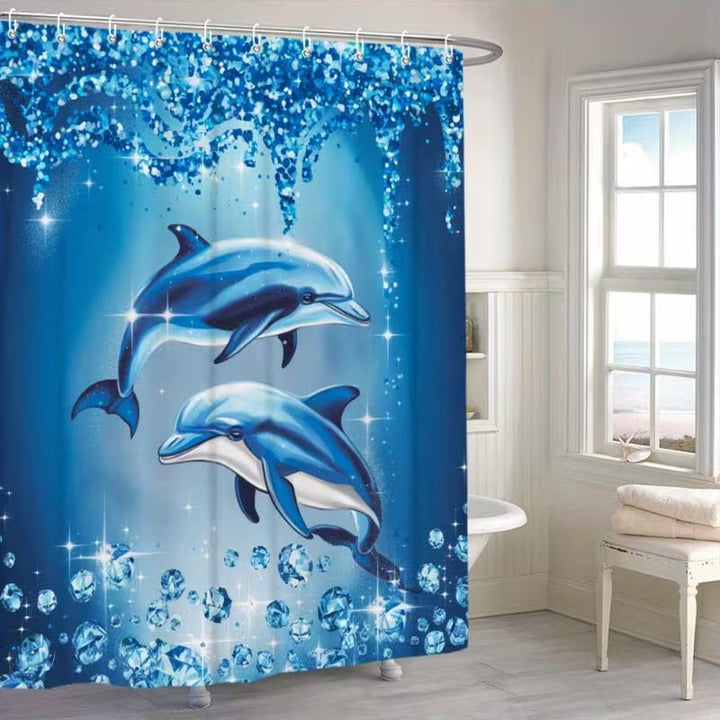Coastal Scene Shower Curtain Kalsten