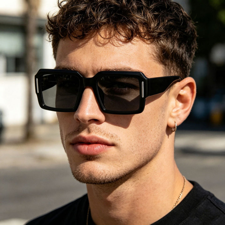 Women's fashionable square sunglasses with stylish plastic frame Kalsten