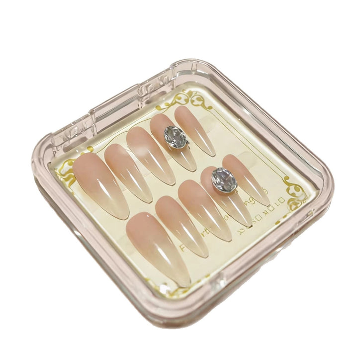 Elegant Long-Stiletto Nail Extensions Kalsten