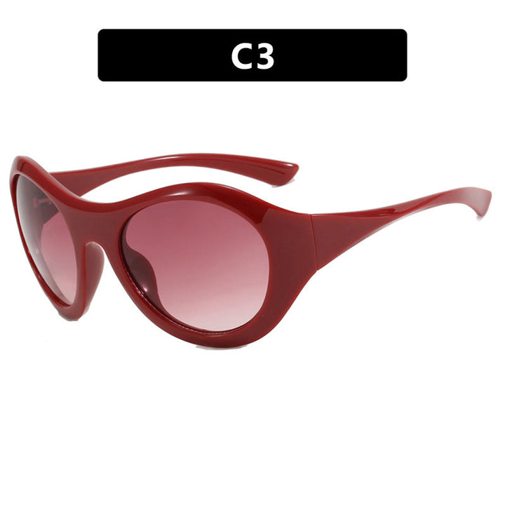 Ladies retro-inspired sunglasses with oversized frame and protective lenses Kalsten