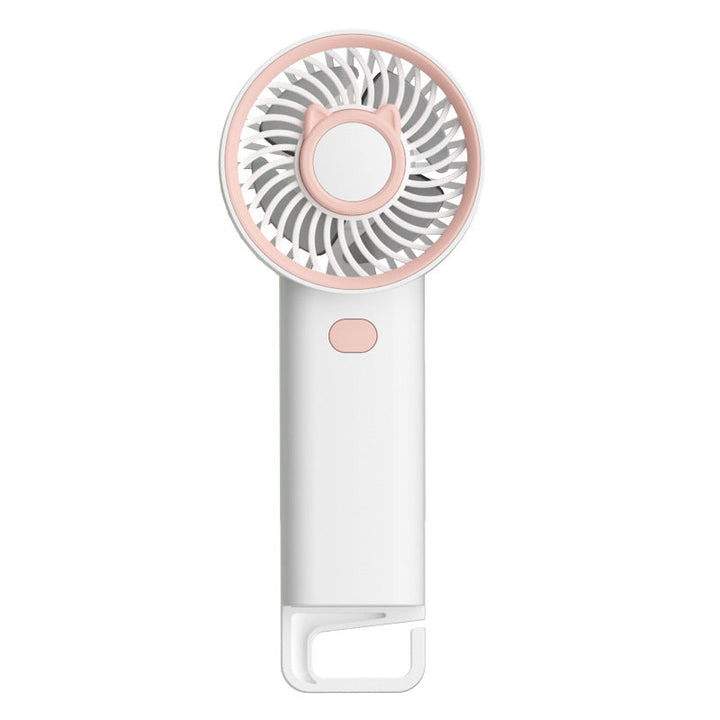 Ladies Portable Hand Fan with Cute Cat Design Kalsten