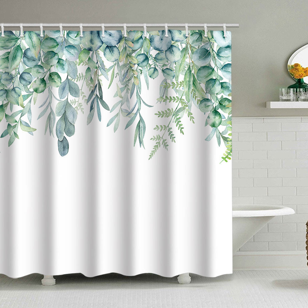 Leafy Botanical Shower Curtain Kalsten