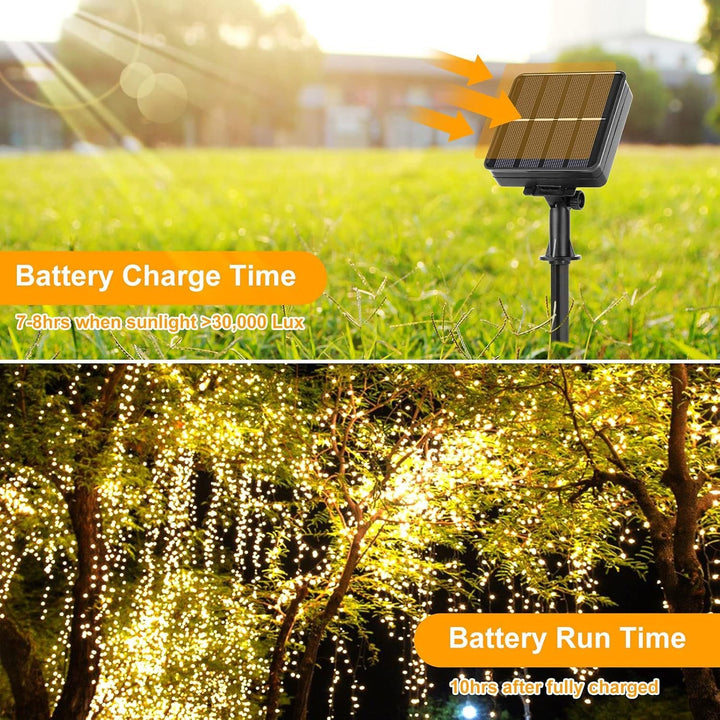 LED Fairy String Lights Ultra-Thin Silver Wire Battery Powered Splash Resistant Decorative Lighting Kalsten