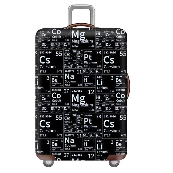 Unisex nan elastic suitcase cover with three-dimensional honeycomb pattern, shock-absorbing stretch protection cover for trolley with zipper Kalsten