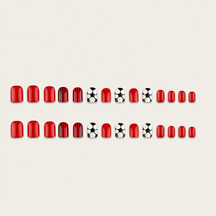 Convincing artificial nails with football motif Kalsten