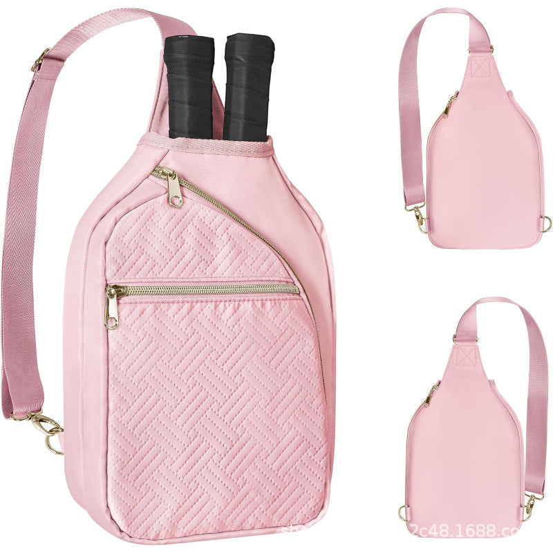 Sporty shoulder bag for tennis rackets with practical compartments Kalsten