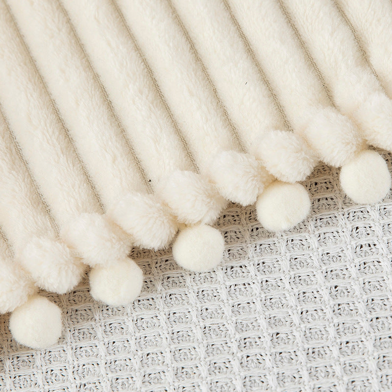 Women high-quality plush throw Kalsten
