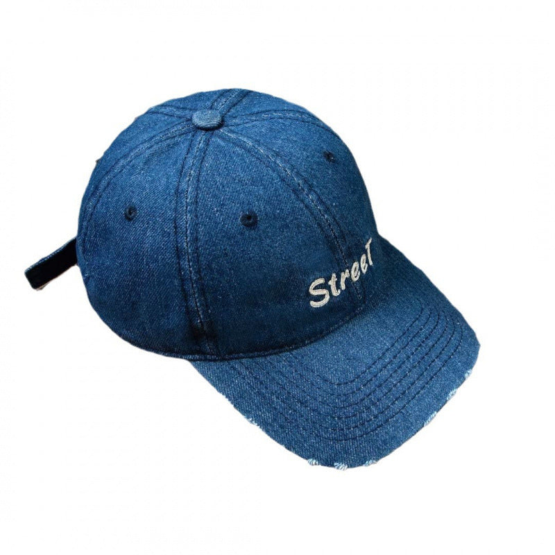 Women's Distressed Denim Baseball Cap Kalsten 1784084141