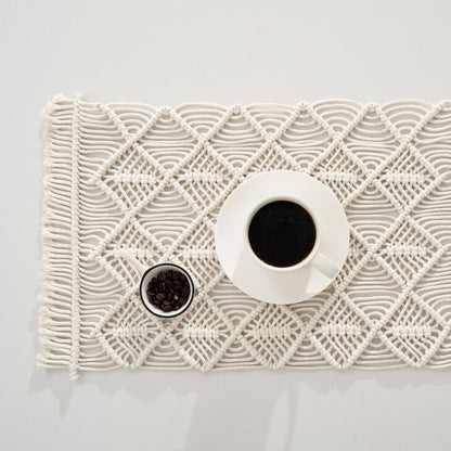 Macrame Decorative Table Runner Acalora