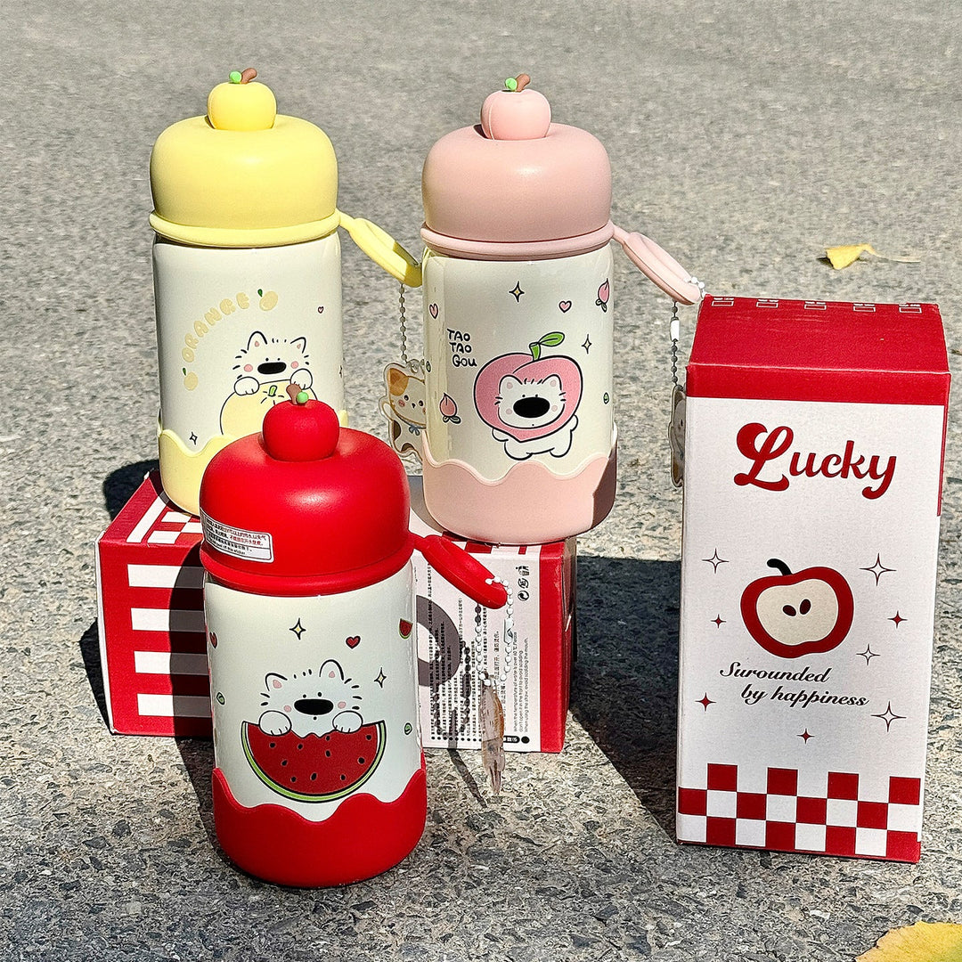 Women's water bottle with interactive fruit lid Kalsten