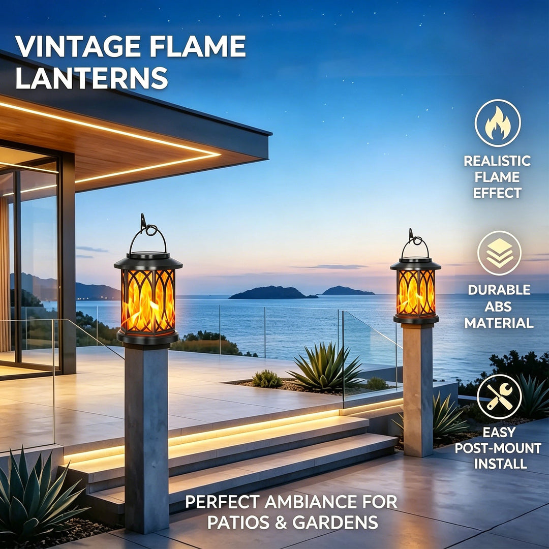 Decorative Solar Hanging Lantern With Metal Lattice Panels Kalsten