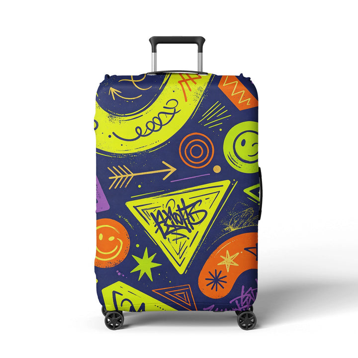 Women's suitcase cover with modern graphic design Kalsten