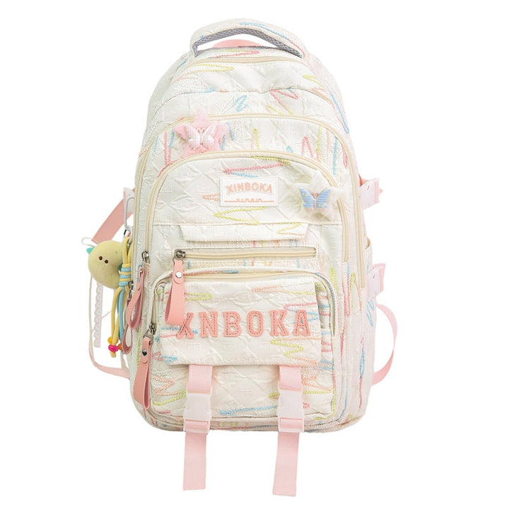 Multi-Functional Patterned School Backpack Kalsten