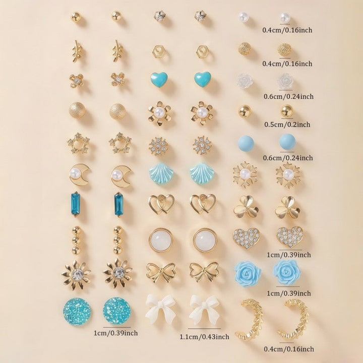 Sparkling Earrings Set Kalsten