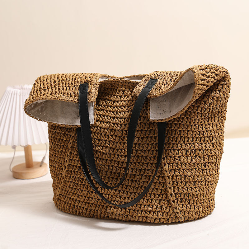 Stylish and Spacious Rattan Bag Kalsten