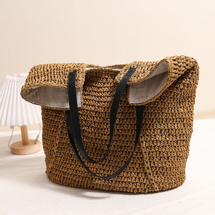 Stylish and Spacious Rattan Bag Kalsten
