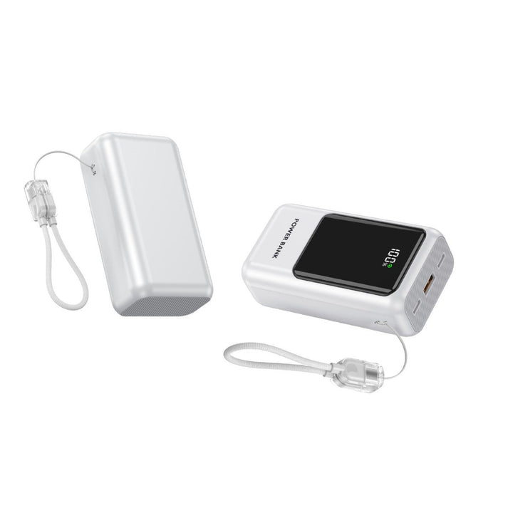 Portable power bank with digital charge indicator and compact design Kalsten