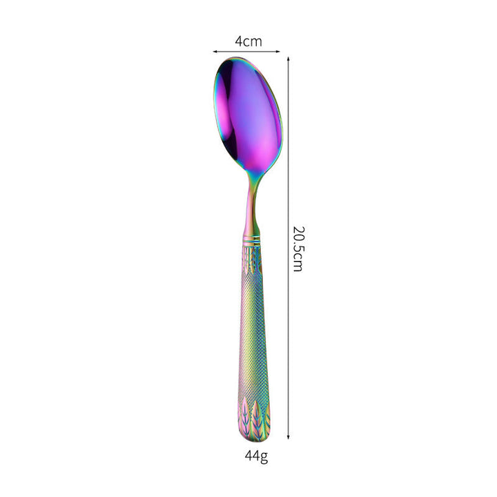 Elegant teaspoon with artistic handle design Kalsten