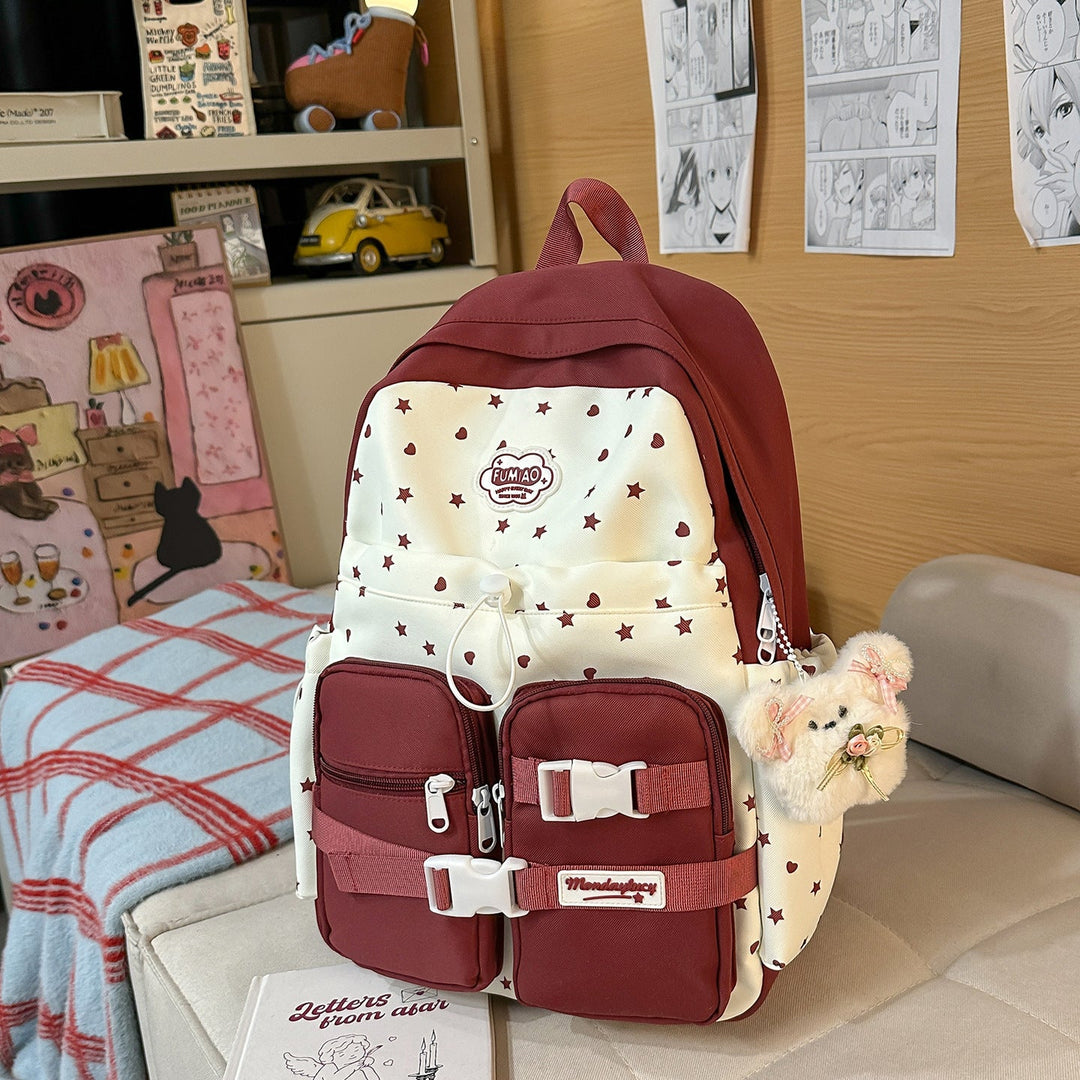 Stylish Star-Patterned Backpack Kalsten
