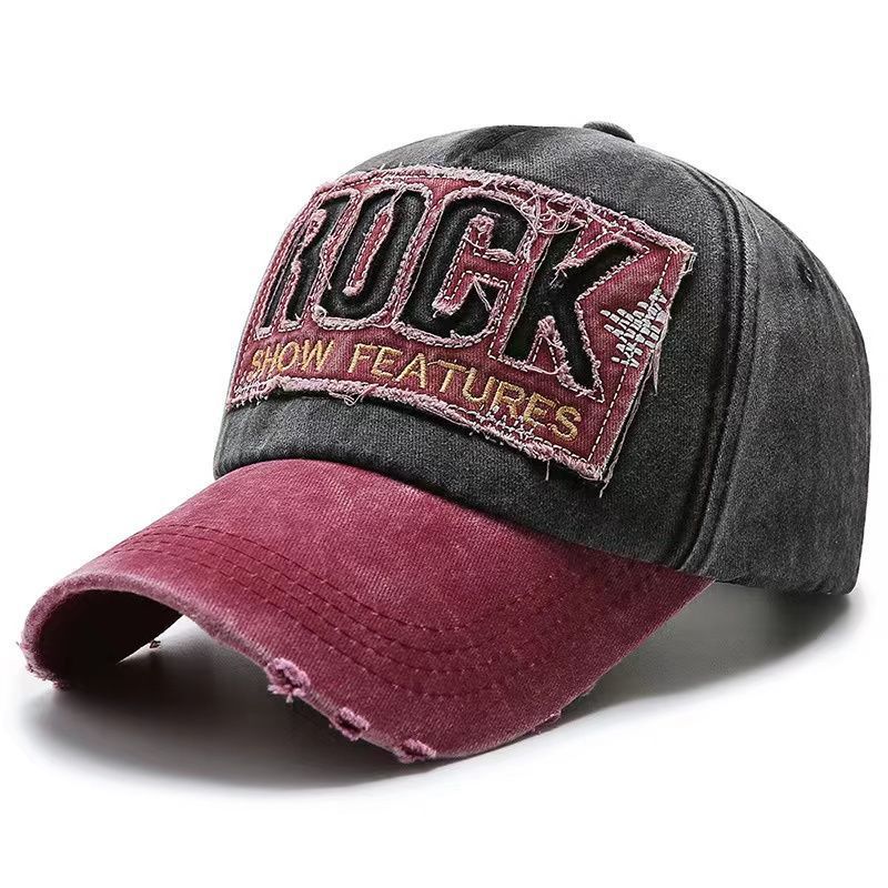 Men's Distressed Graphic Adjustable Baseball Cap Kalsten