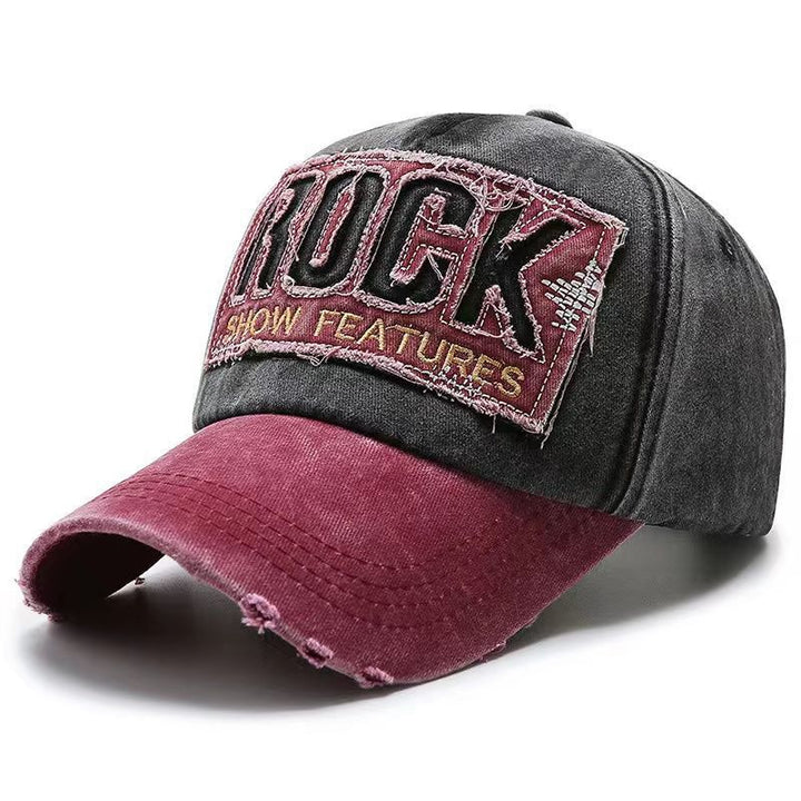 Men's Distressed Graphic Adjustable Baseball Cap Kalsten