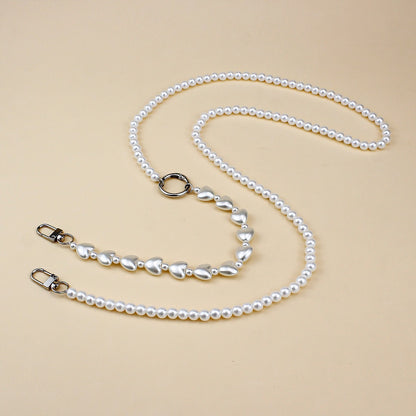 Stylish Pearl and Chain Necklace Acalora