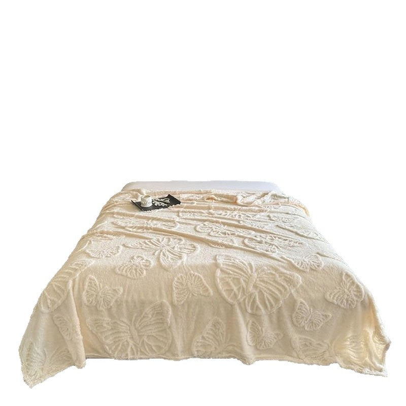 Ladies Luxurious Bedspread with Butterfly Pattern Kalsten