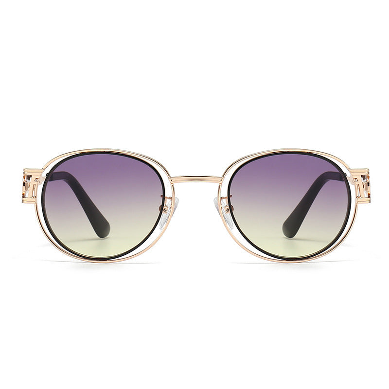 Women's sunglasses with fashionable metal frame and comfortable nose pads Kalsten