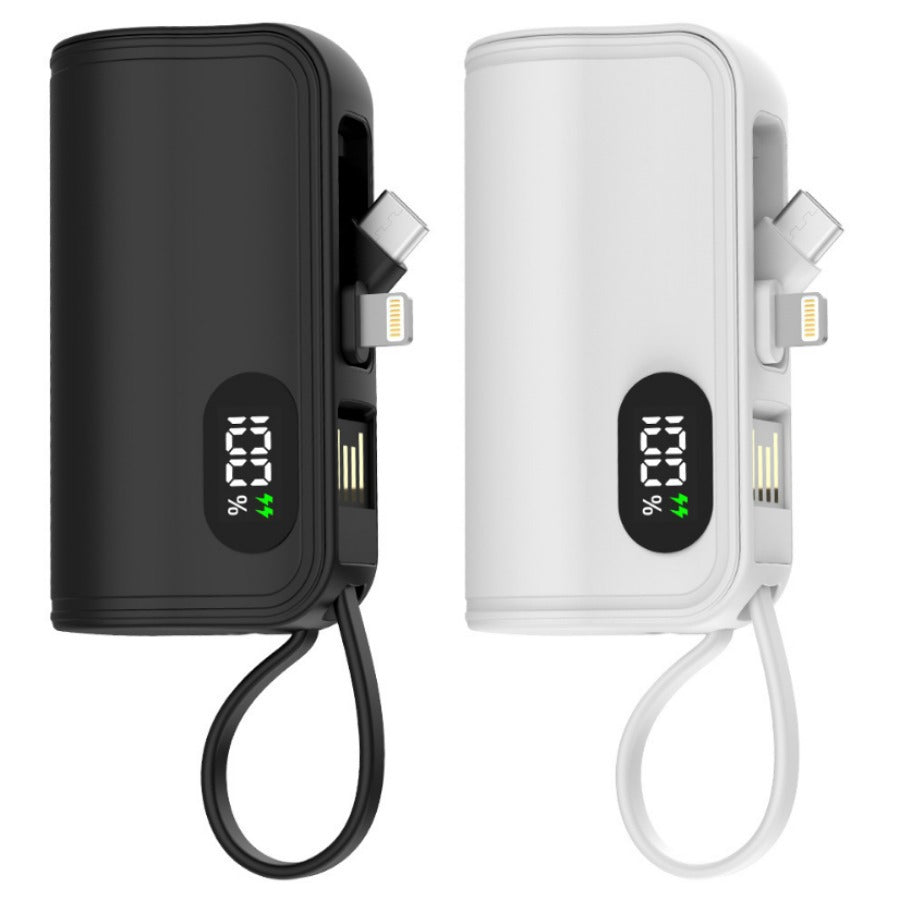 Portable power bank with multifunctional charging cable and digital display Kalsten