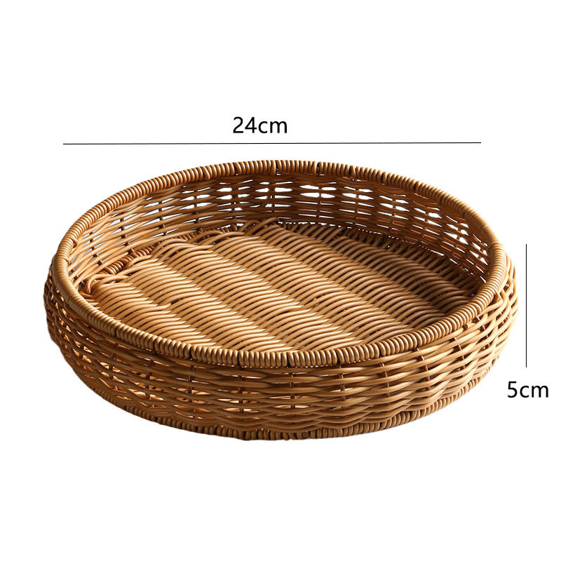 Handwoven Decorative Serving Tray Kalsten 1783754312