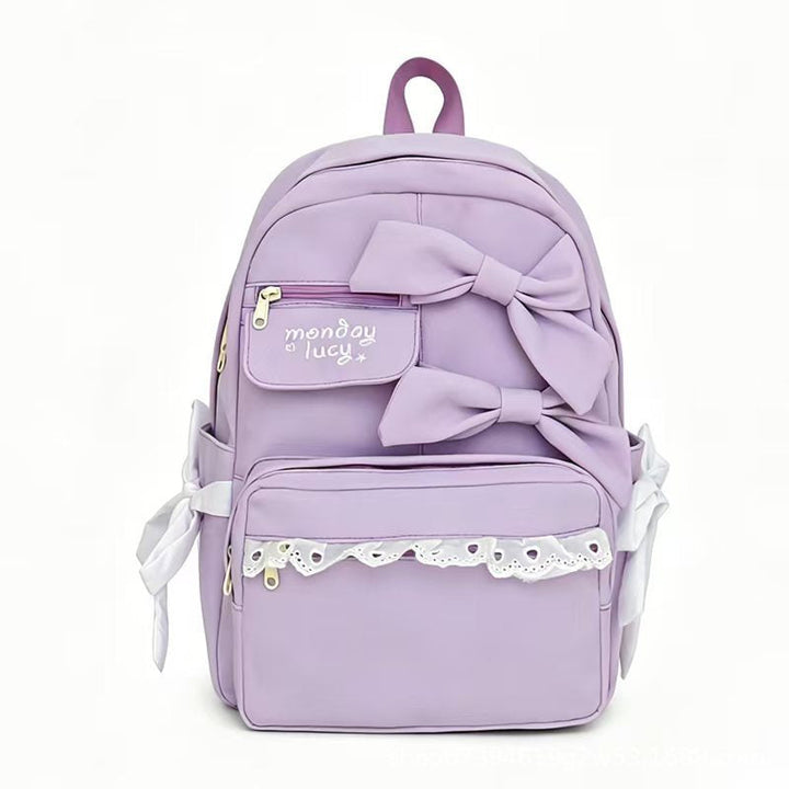 Bow-Embellished Daypack Kalsten