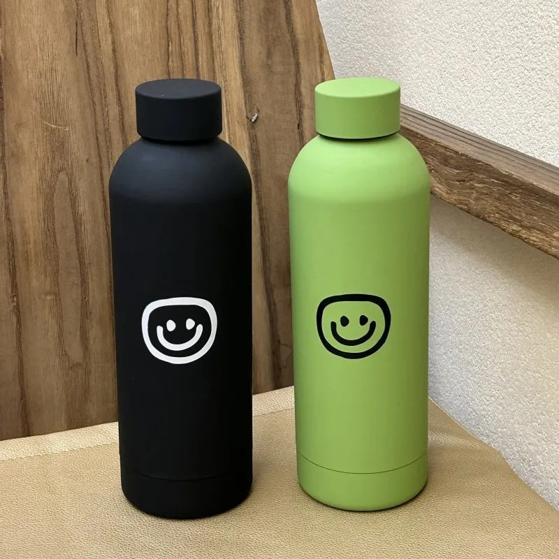 Women's insulated bottle with creative smiley design Kalsten