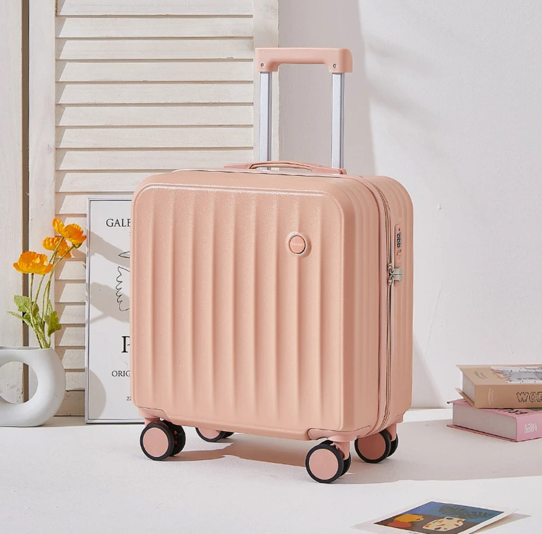 Women's Compact Multi-Compartment Rolling Luggage Kalsten