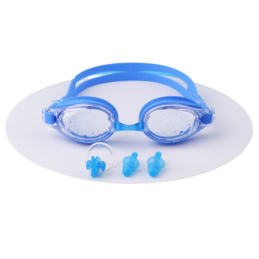 Swimming goggles with integrated ear protection and anti-fog Kalsten