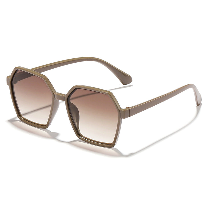 Women elegant sunglasses in modern hexagon design Kalsten
