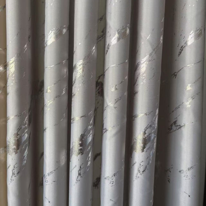 Marble Effect Waterproof Shower Curtain Kalsten