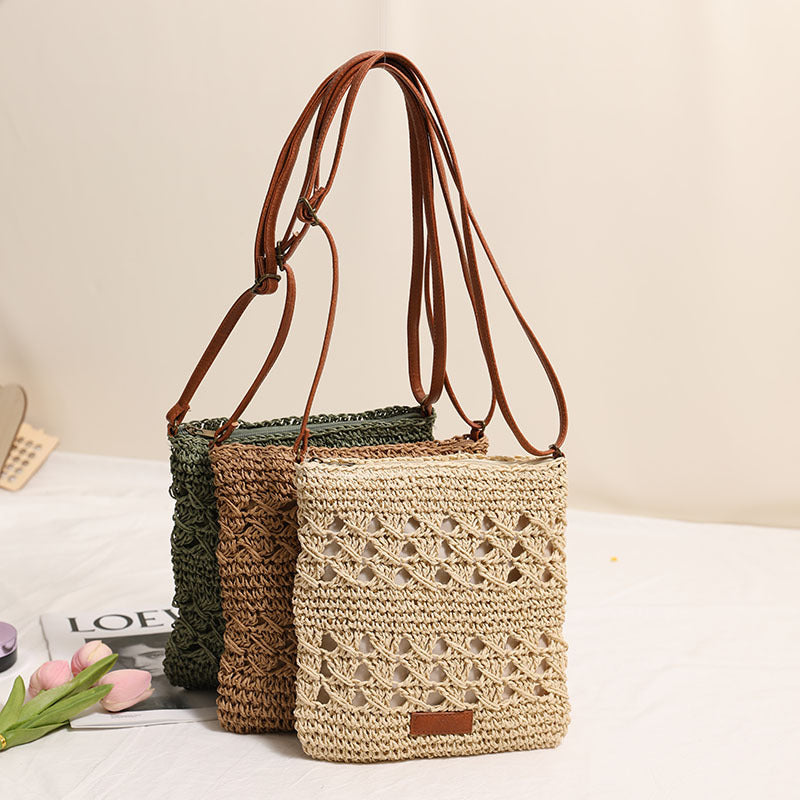 Hand-knotted shoulder bag in elegant design Kalsten